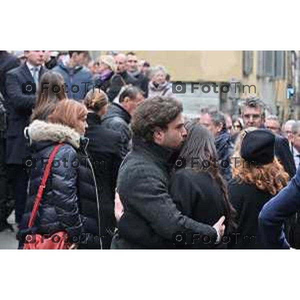 Foto Manzoni Tiziano/LaPresse 8-1-2024 Bergamo Italia- Cronaca Bergamo Bergamo p funerale di Roberto Sestini 2024