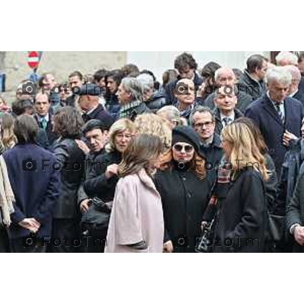 Foto Manzoni Tiziano/LaPresse 8-1-2024 Bergamo Italia- Cronaca Bergamo Bergamo p funerale di Roberto Sestini 2024