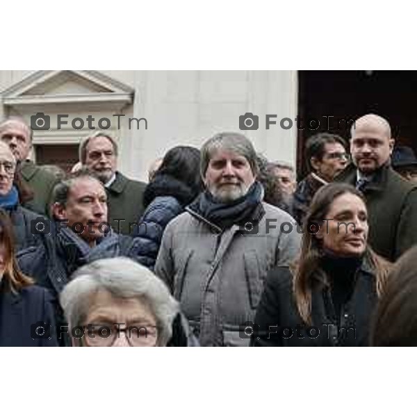 Foto Manzoni Tiziano/LaPresse 8-1-2024 Bergamo Italia- Cronaca Bergamo Bergamo p funerale di Roberto Sestini 2024