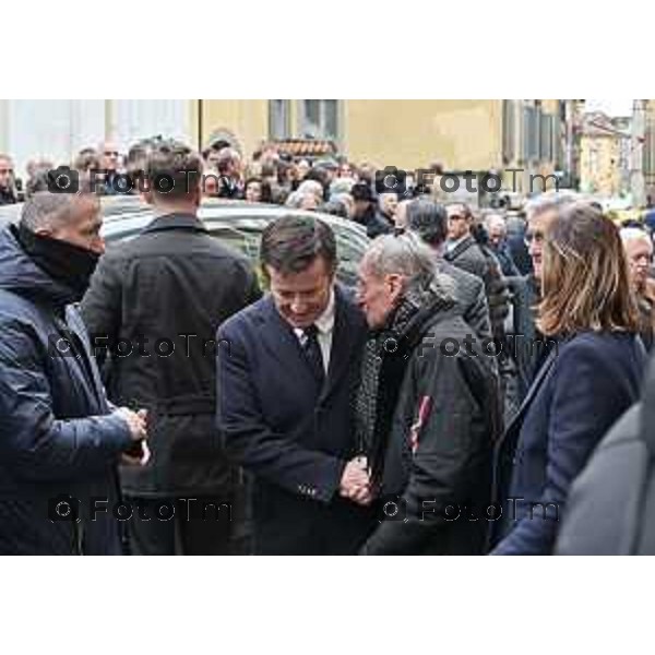 Foto Manzoni Tiziano/LaPresse 8-1-2024 Bergamo Italia- Cronaca Bergamo Bergamo p funerale di Roberto Sestini 2024