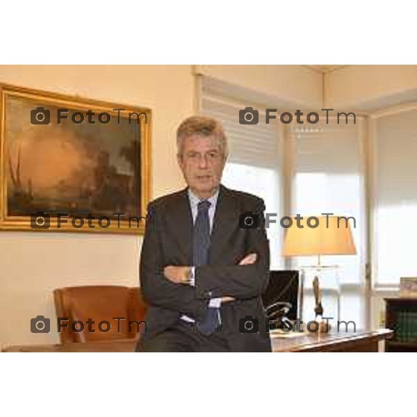 Foto Manzoni Tiziano/LaPresse 19-1-2024 Bergamo Italia- Cronaca Bergamo Dott Andrea Pezzotta Avvocato candidato sindaco 2024