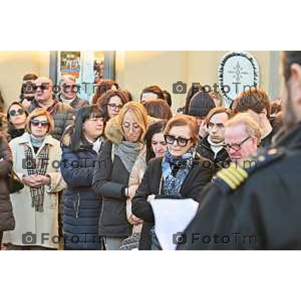 Foto Manzoni Tiziano/LaPresse 20-01-2024 Bergamo Italia - Cronaca - Brembate Sopra Bergamo funerale di Morgan Algeri