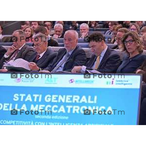 Foto Manzoni Tiziano/LaPresse 13-1-2024 Bergamo Italia- Cronaca "Stati Generali della Meccatronica", organizzato da A&T in collaborazione con Confindustria Bergamo Giovanna Ricuperati,