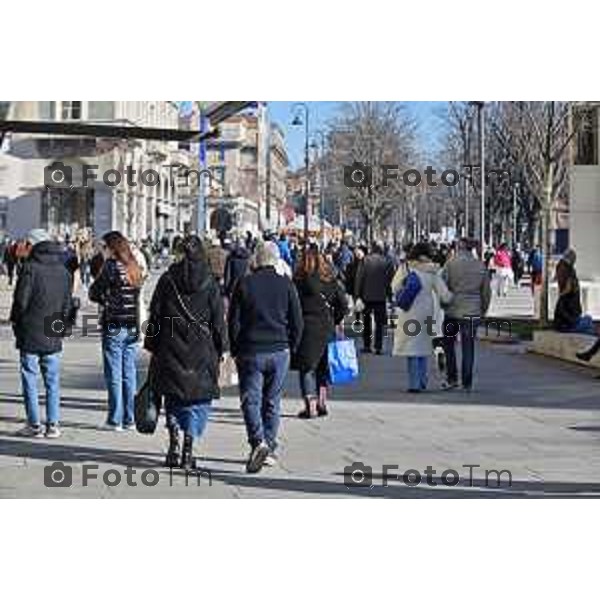 Foto Manzoni Tiziano/LaPresse 27-1-2024 Bergamo Italia- Cronaca Bergamo temperatura primaverile a fine gennaio