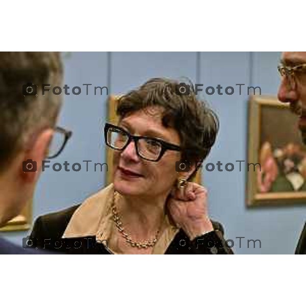 Foto Manzoni Tiziano/LaPresse 7-122024 Bergamo Italia- Cronaca Martina Bagnoli, neo direttrice dell\'Accademia Carrara