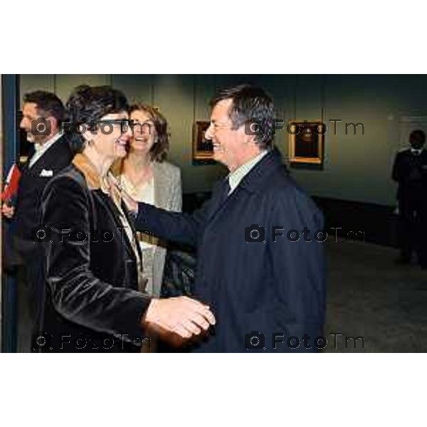 Foto Manzoni Tiziano/LaPresse 7-122024 Bergamo Italia- Cronaca Martina Bagnoli, neo direttrice dell\'Accademia Carrara