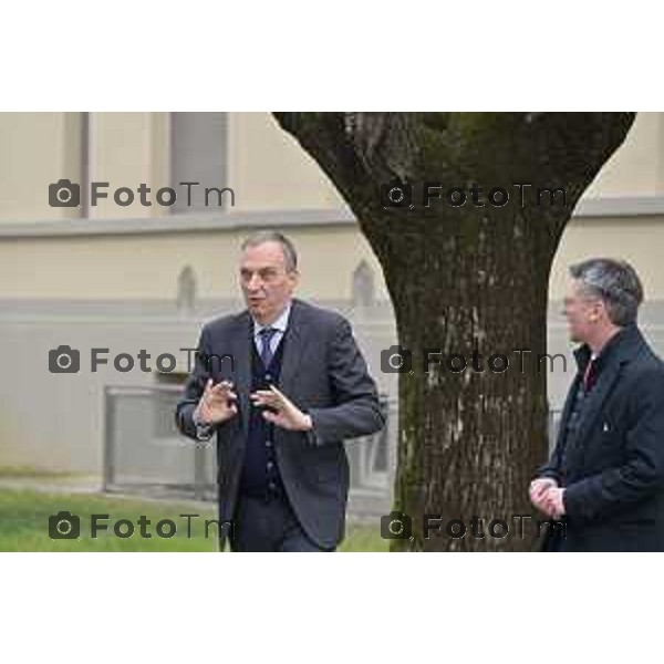 Foto Manzoni Tiziano/LaPresse 13-1-2024 Bergamo Italia- Cronaca dall’On. Prof. Maurizio Leo, Vice Ministro dell’Economia e delle Finanze, ’Anno Accademico 2023/2024. Morzenti