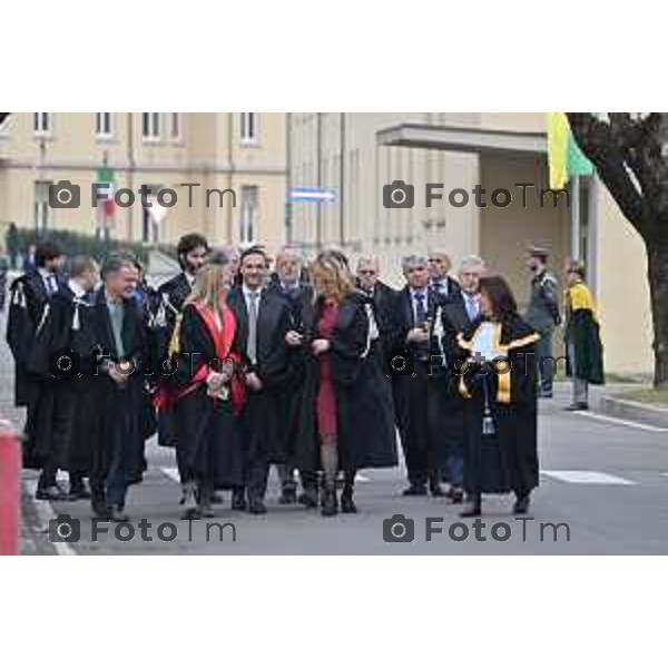 Foto Manzoni Tiziano/LaPresse 13-1-2024 Bergamo Italia- Cronaca dall’On. Prof. Maurizio Leo, Vice Ministro dell’Economia e delle Finanze, ’Anno Accademico 2023/2024.