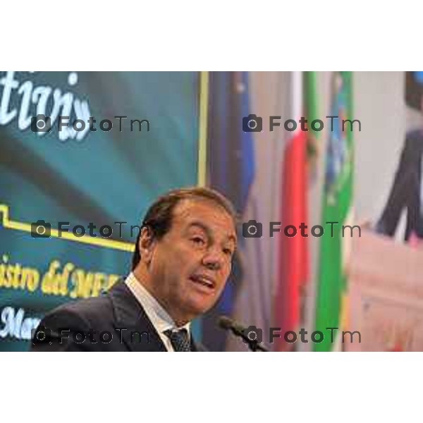 Foto Manzoni Tiziano/LaPresse 13-1-2024 Bergamo Italia- Cronaca dall’On. Prof. Maurizio Leo, Vice Ministro dell’Economia e delle Finanze, ’Anno Accademico 2023/2024.