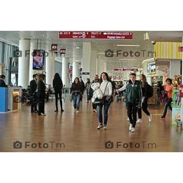 Foto Manzoni Tiziano/LaPresse 15-02-2024 Bergamo Italia- Cronaca Bergamo Aeroporto Orio Al Serio Eataly nuovo ristorante in area partenze