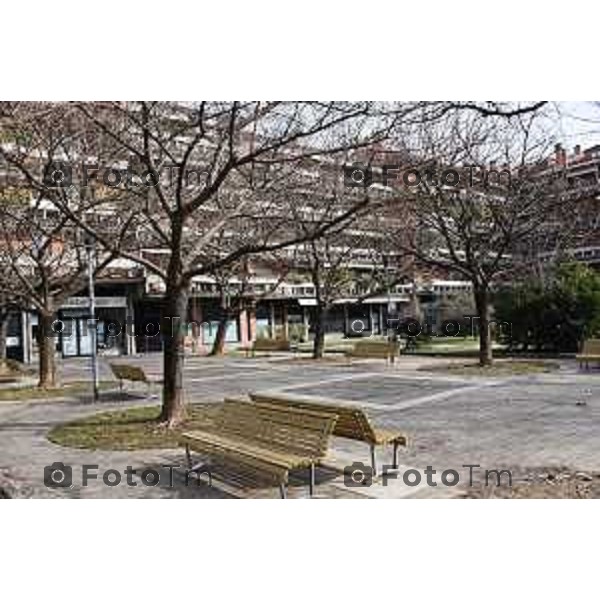 Foto Manzoni Tiziano/LaPresse 15-02-2024 Bergamo Italia- Cronaca Bergamo Colognola, conclusione lavori spazi pubblici lungo un tratto della SS42 e la pista ciclabile tra Bergamo e Stezzano. assessori Marco Brembilla e Stefano Zenoni.