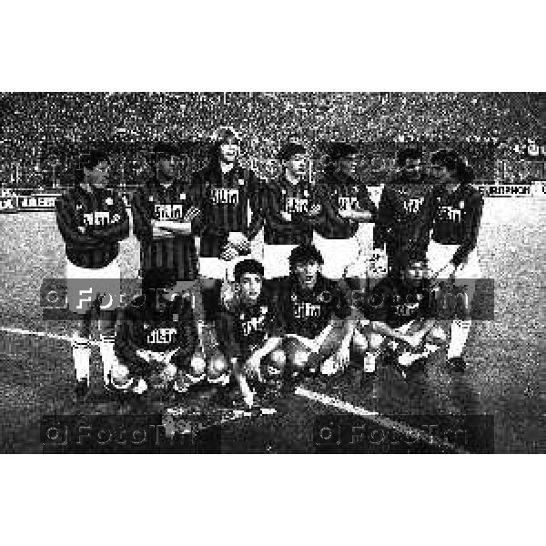 Foto Manzoni Tiziano/ archivio Cassotti Bergamo Italia- Cronaca Atalanta Malines coppa delle coppe EUropa 20 Aprile 1988