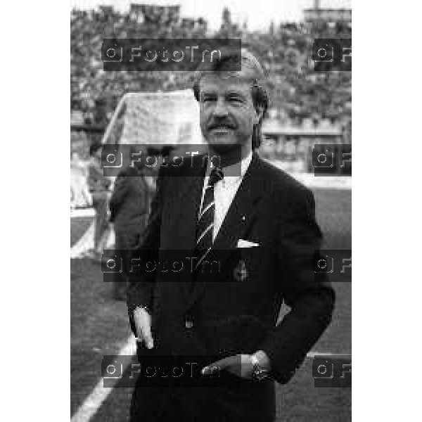 Foto Manzoni Tiziano/ archivio Cassotti Bergamo Italia- Cronaca Atalanta Malines coppa delle coppe EUropa 20 Aprile 1988