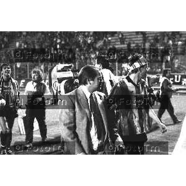 Foto Manzoni Tiziano/ archivio Cassotti Bergamo Italia- Cronaca Atalanta Malines coppa delle coppe EUropa 20 Aprile 1988