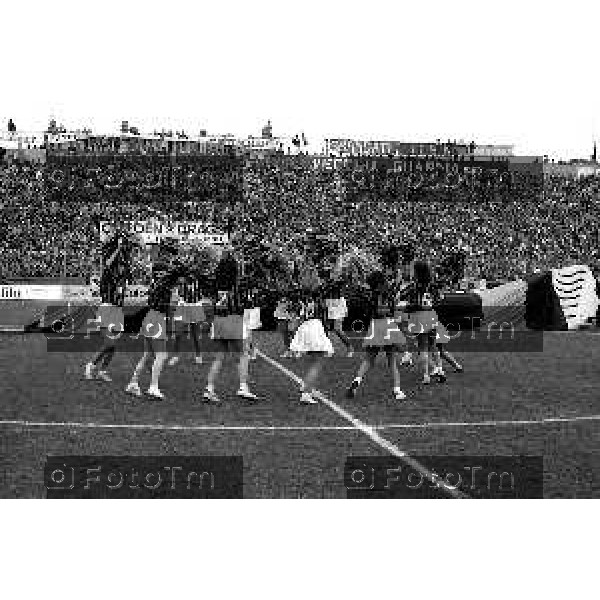 Foto Manzoni Tiziano/ archivio Cassotti Bergamo Italia- Cronaca Atalanta Malines coppa delle coppe EUropa 20 Aprile 1988