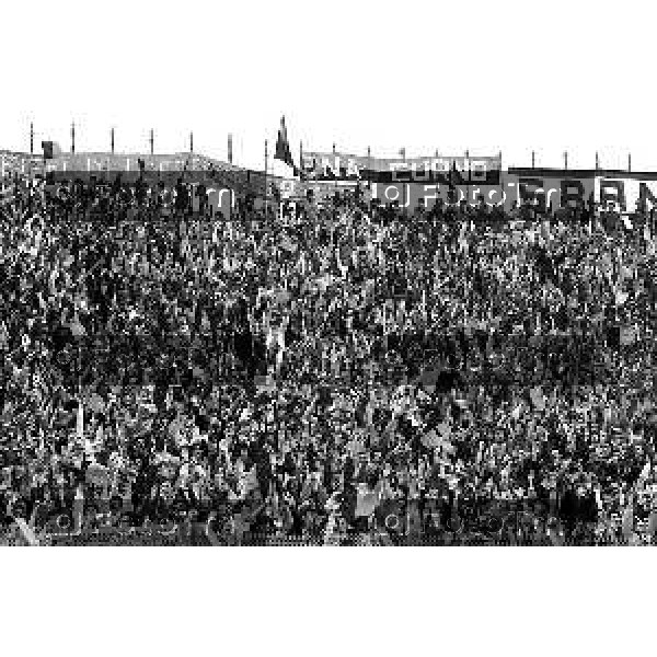 Foto Manzoni Tiziano/ archivio Cassotti Bergamo Italia- Cronaca Atalanta Malines coppa delle coppe EUropa 20 Aprile 1988