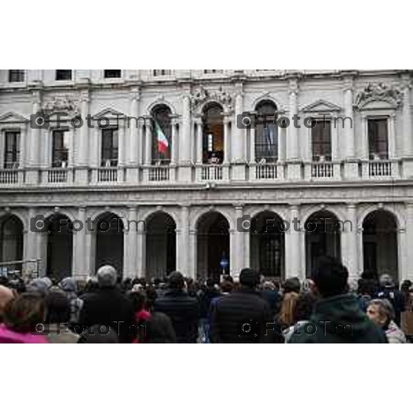 Foto Manzoni Tiziano/LaPresse 15-03-2024 Bergamo Italia- Cronaca Bergamo inaugurazione Archivi storici Biblioteca Angelo Mai e agli archivi degli architetti in Casa Suardi.