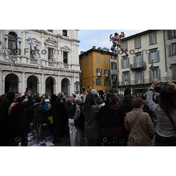 Foto Manzoni Tiziano/LaPresse 15-03-2024 Bergamo Italia- Cronaca Bergamo inaugurazione Archivi storici Biblioteca Angelo Mai e agli archivi degli architetti in Casa Suardi.