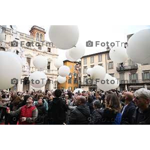 Foto Manzoni Tiziano/LaPresse 15-03-2024 Bergamo Italia- Cronaca Bergamo inaugurazione Archivi storici Biblioteca Angelo Mai e agli archivi degli architetti in Casa Suardi.