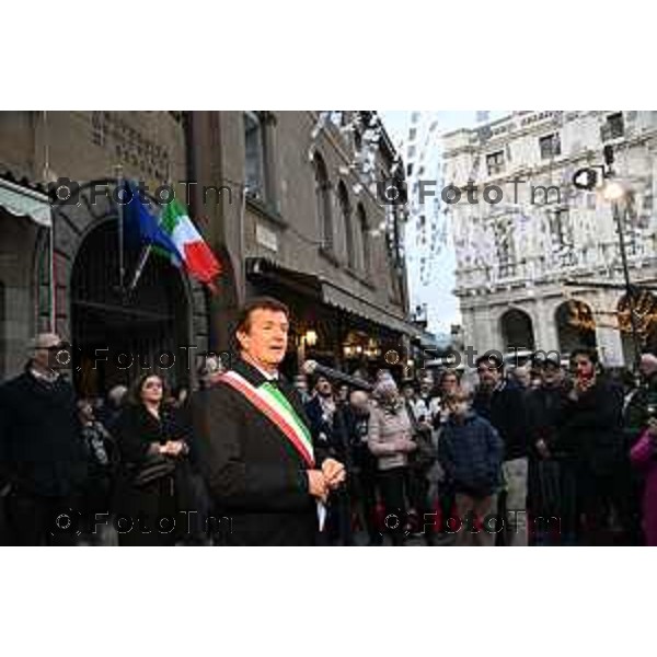 Foto Manzoni Tiziano/LaPresse 15-03-2024 Bergamo Italia- Cronaca Bergamo inaugurazione Archivi storici Biblioteca Angelo Mai e agli archivi degli architetti in Casa Suardi.