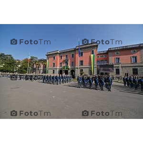 Foto Manzoni Tiziano/LaPresse 16-03-2023 Bergamo Italia- Cronaca cerimonia del Giuramento solenne degli Allievi Ufficiali guardia di Finanza del 123° Corso «Monte Sperone IV»Ministro dell’Economia e delle Finanze, On. Giancarlo Giorgetti, del Comandante Generale della Guardia di Finanza, Generale di Corpo d’Armata Andrea De Gennaro