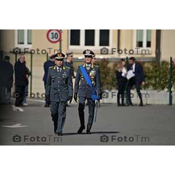 Foto Manzoni Tiziano/LaPresse 16-03-2023 Bergamo Italia- Cronaca cerimonia del Giuramento solenne degli Allievi Ufficiali guardia di Finanza del 123° Corso «Monte Sperone IV»Ministro dell’Economia e delle Finanze, On. Giancarlo Giorgetti, del Comandante Generale della Guardia di Finanza, Generale di Corpo d’Armata Andrea De Gennaro