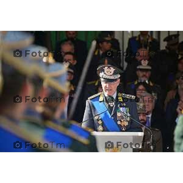 Foto Manzoni Tiziano/LaPresse 16-03-2023 Bergamo Italia- Cronaca cerimonia del Giuramento solenne degli Allievi Ufficiali guardia di Finanza del 123° Corso «Monte Sperone IV»Ministro dell’Economia e delle Finanze, On. Giancarlo Giorgetti, del Comandante Generale della Guardia di Finanza, Generale di Corpo d’Armata Andrea De Gennaro