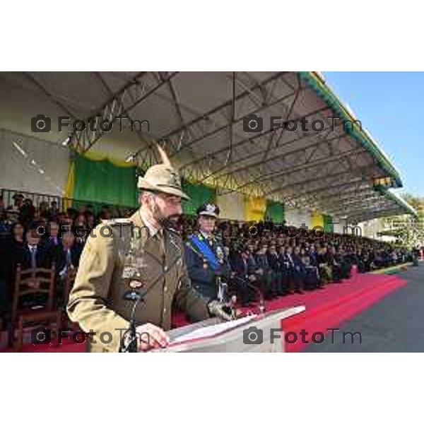 Foto Manzoni Tiziano/LaPresse 16-03-2023 Bergamo Italia- Cronaca cerimonia del Giuramento solenne degli Allievi Ufficiali guardia di Finanza del 123° Corso «Monte Sperone IV»Ministro dell’Economia e delle Finanze, On. Giancarlo Giorgetti, del Comandante Generale della Guardia di Finanza, Generale di Corpo d’Armata Andrea De Gennaro