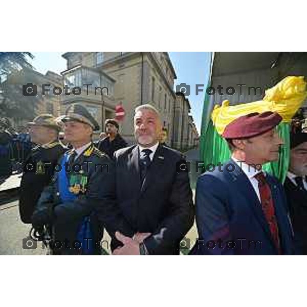 Foto Manzoni Tiziano/LaPresse 16-03-2023 Bergamo Italia- Cronaca cerimonia del Giuramento solenne degli Allievi Ufficiali guardia di Finanza del 123° Corso «Monte Sperone IV»Ministro dell’Economia e delle Finanze, On. Giancarlo Giorgetti, del Comandante Generale della Guardia di Finanza, Generale di Corpo d’Armata Andrea De Gennaro