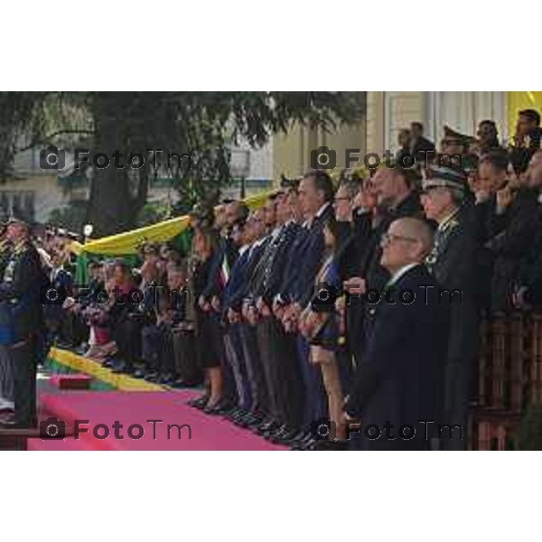 Foto Manzoni Tiziano/LaPresse 16-03-2023 Bergamo Italia- Cronaca cerimonia del Giuramento solenne degli Allievi Ufficiali guardia di Finanza del 123° Corso «Monte Sperone IV»Ministro dell’Economia e delle Finanze, On. Giancarlo Giorgetti, del Comandante Generale della Guardia di Finanza, Generale di Corpo d’Armata Andrea De Gennaro