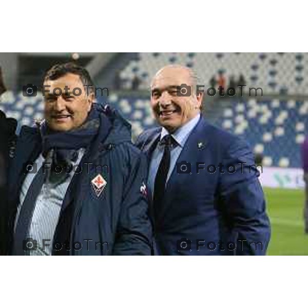 Reggio Emilia 30 / Ottobre /, 2019 Decima Giornata di Campionato Serie A Tim 2019-20 Sassuolo - Fiorentina ph D. Moroni nella Foto - Rocco Commisso Presidente Fiorentina - Joe Barone