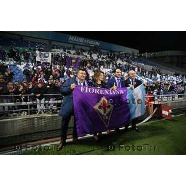 Rocco Commisso Presidente Fiorentina - con la Moglie - e il figlio Joseph Commisso - Joe Barone