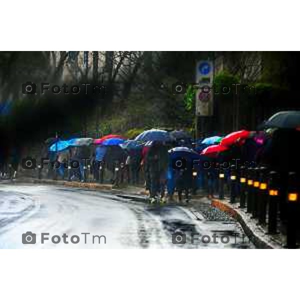 Tiziano Manzoni/LaPresse 1-04- 2024 Bergamo, Italia Cronaca Bergamo pasquetta 2024 città alta gente turisti