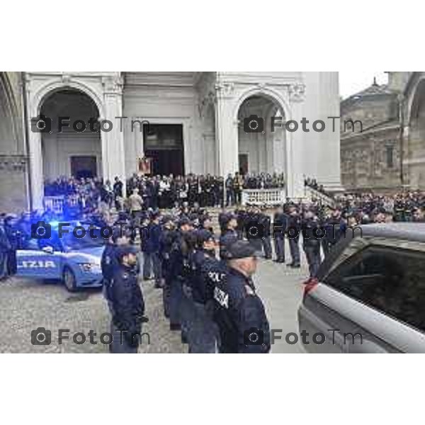 Tiziano Manzoni/LaPresse 5--04- 2024 Bergamo, Italia CronacaBergamo Duomo in Città Alta i funerali del dirigente Frfancesco Accetta