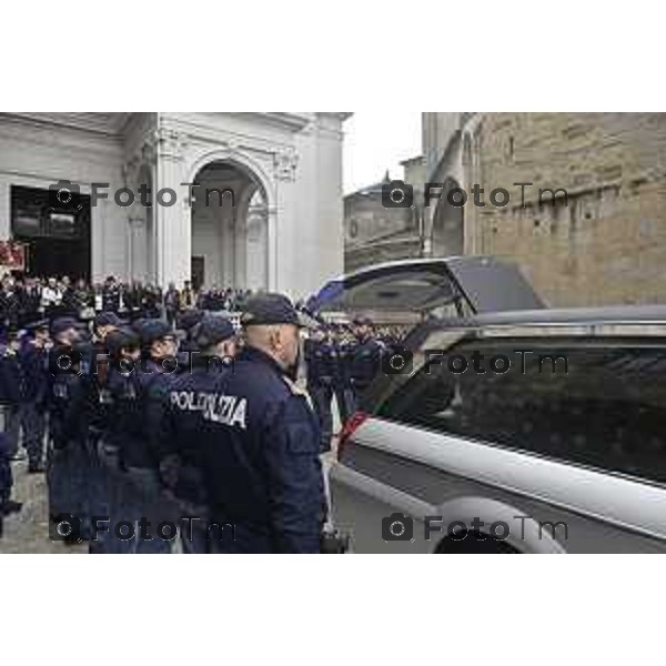 Tiziano Manzoni/LaPresse 5--04- 2024 Bergamo, Italia CronacaBergamo Duomo in Città Alta i funerali del dirigente Frfancesco Accetta