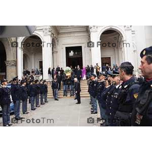 Tiziano Manzoni/LaPresse 5--04- 2024 Bergamo, Italia CronacaBergamo Duomo in Città Alta i funerali del dirigente Frfancesco Accetta