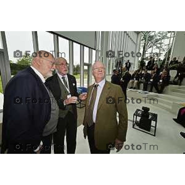 Tiziano Manzoni/LaPresse 18-04- 2024 Bergamo, Italia Cronaca inaugurazione nuova sede Fondazione Dalmine Bergamo 2024