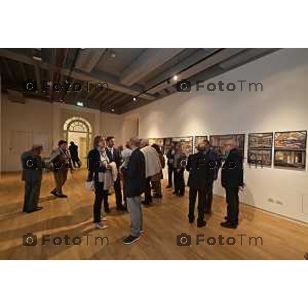 Tiziano Manzoni/LaPresse 18-04- 2024 Bergamo, Italia Cronaca inaugurazione nuova sede Fondazione Dalmine Bergamo 2024