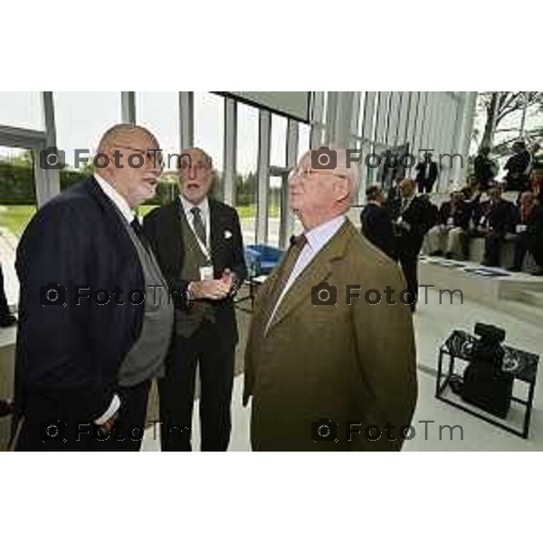 Tiziano Manzoni/LaPresse 18-04- 2024 Bergamo, Italia Cronaca inaugurazione nuova sede Fondazione Dalmine Bergamo 2024