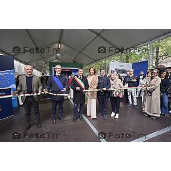 Tiziano Manzoni/LaPresse 20-04- 2024 Bergamo, Italia Cronaca BergamoBergamo inaugurazione fiera del libro Bergamo 2024