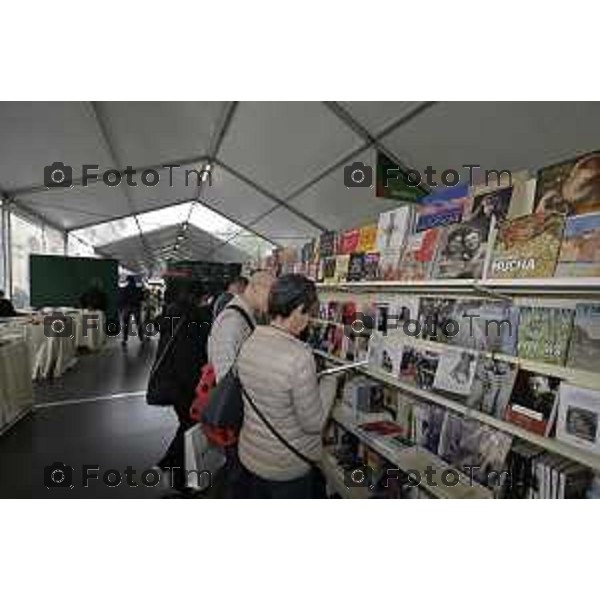 Tiziano Manzoni/LaPresse 20-04- 2024 Bergamo, Italia Cronaca BergamoBergamo inaugurazione fiera del libro Bergamo 2024