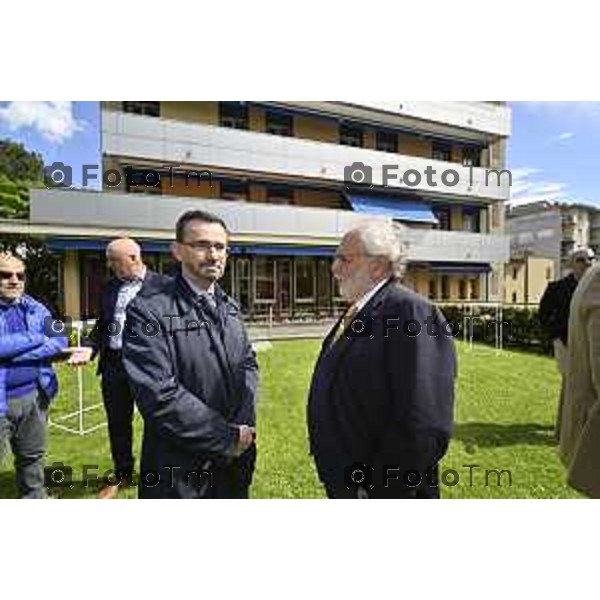 Tiziano Manzoni/LaPresse 20-04- 2024 Bergamo, Italia CronacaBergamo Clinica San Francesco inaugurato nuvi spazi oncologia con Fontana Facchinetti Antonello Zangrandi, direttore generale della Clinica San Francesco