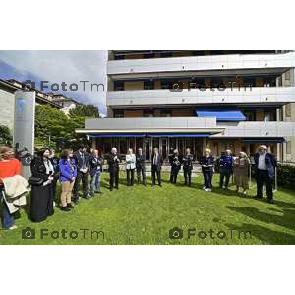 Tiziano Manzoni/LaPresse 20-04- 2024 Bergamo, Italia CronacaBergamo Clinica San Francesco inaugurato nuvi spazi oncologia con Fontana Facchinetti Antonello Zangrandi, direttore generale della Clinica San Francesco