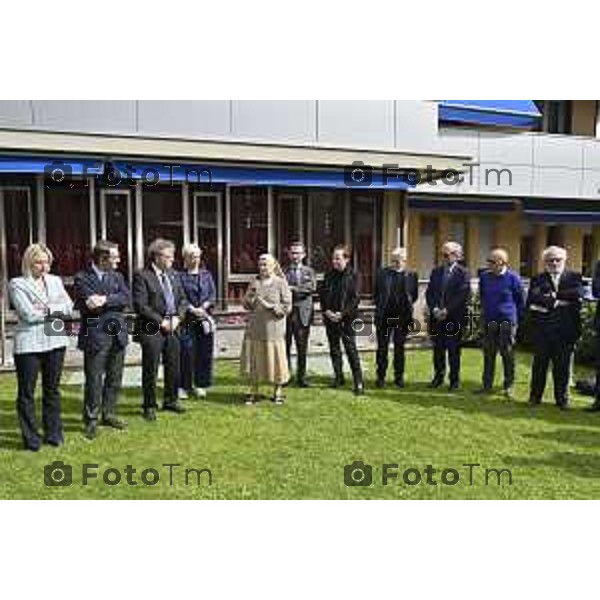 Tiziano Manzoni/LaPresse 20-04- 2024 Bergamo, Italia CronacaBergamo Clinica San Francesco inaugurato nuvi spazi oncologia con Fontana Facchinetti Antonello Zangrandi, direttore generale della Clinica San Francesco