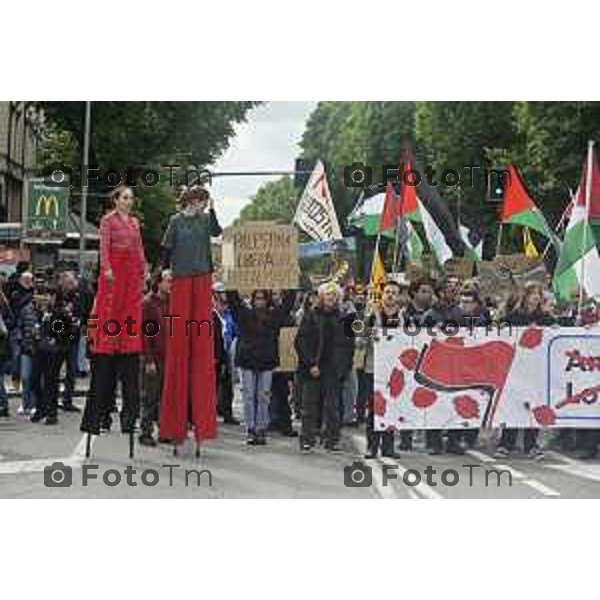 Tiziano Manzoni/LaPresse 2 5--04- 2024 Bergamo, Italia Cronaca Bergamo 25 aprile 2024 festa della liberazione celebrazione e discorsi Bersani