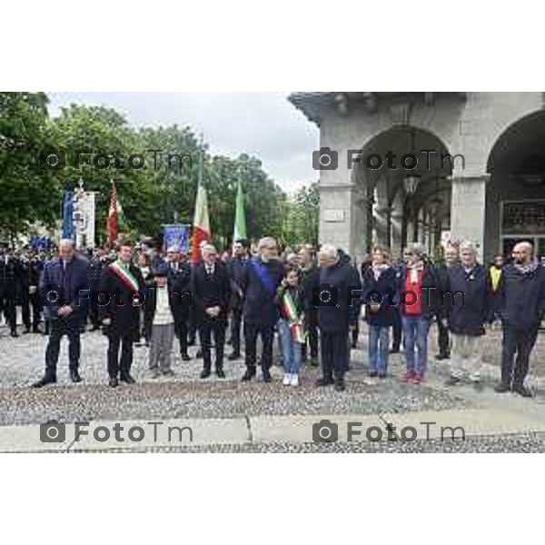 Tiziano Manzoni/LaPresse 2 5--04- 2024 Bergamo, Italia Cronaca Bergamo 25 aprile 2024 festa della liberazione celebrazione e discorsi Bersani