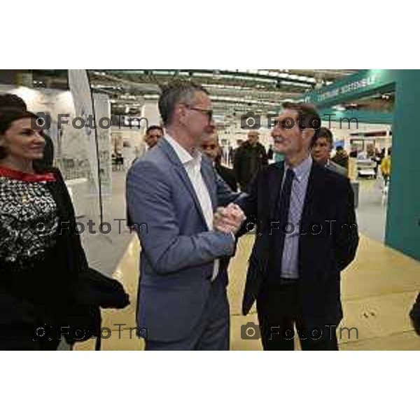 Tiziano Manzoni/LaPresse 265--04- 2024 Bergamo, Italia Fiera di Bergamo fiera edile Edil storica rassegna Promoberg dedicata alle tecnologie dell’edilizia 5.0