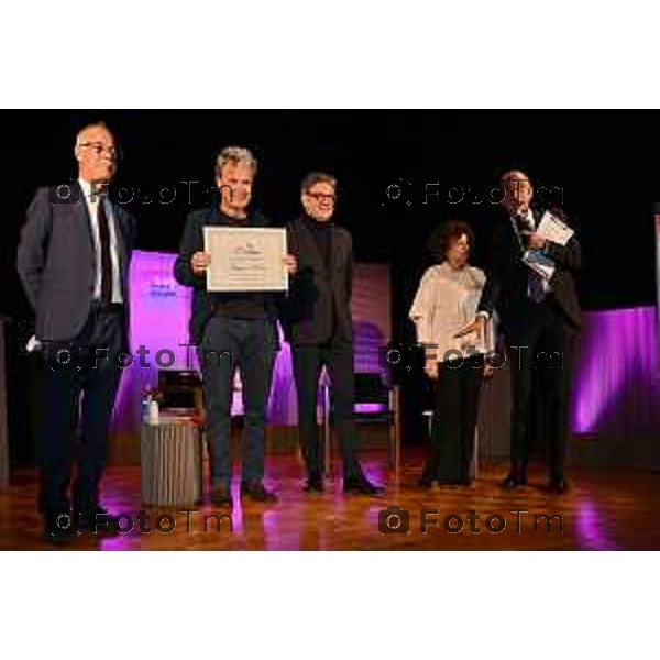 Tiziano Manzoni/LaPresse 27-04- 2024 Bergamo, Italia Cronaca Bergamo premiazione Nrrativa Bergamo 2024