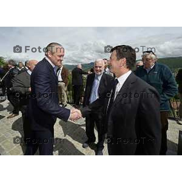 Tiziano Manzoni/LaPresse 4--05- 2024 Bergamo, Italia Cronaca Bergamo inaugurazione parking Fara con contestazione ultima generazione