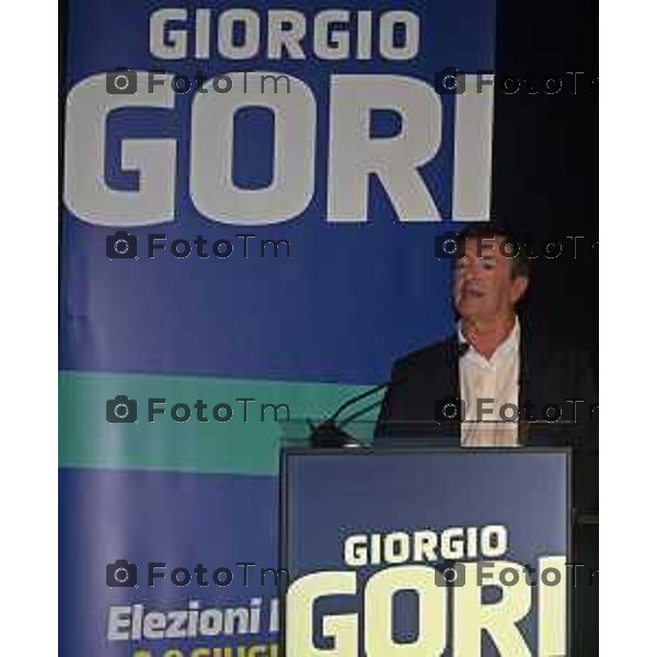 Tiziano Manzoni/LaPresse 85--05- 2024 Bergamo, Italia Cronaca Bergamo Giorgio Gori lancia la sua candidatura alle Europee